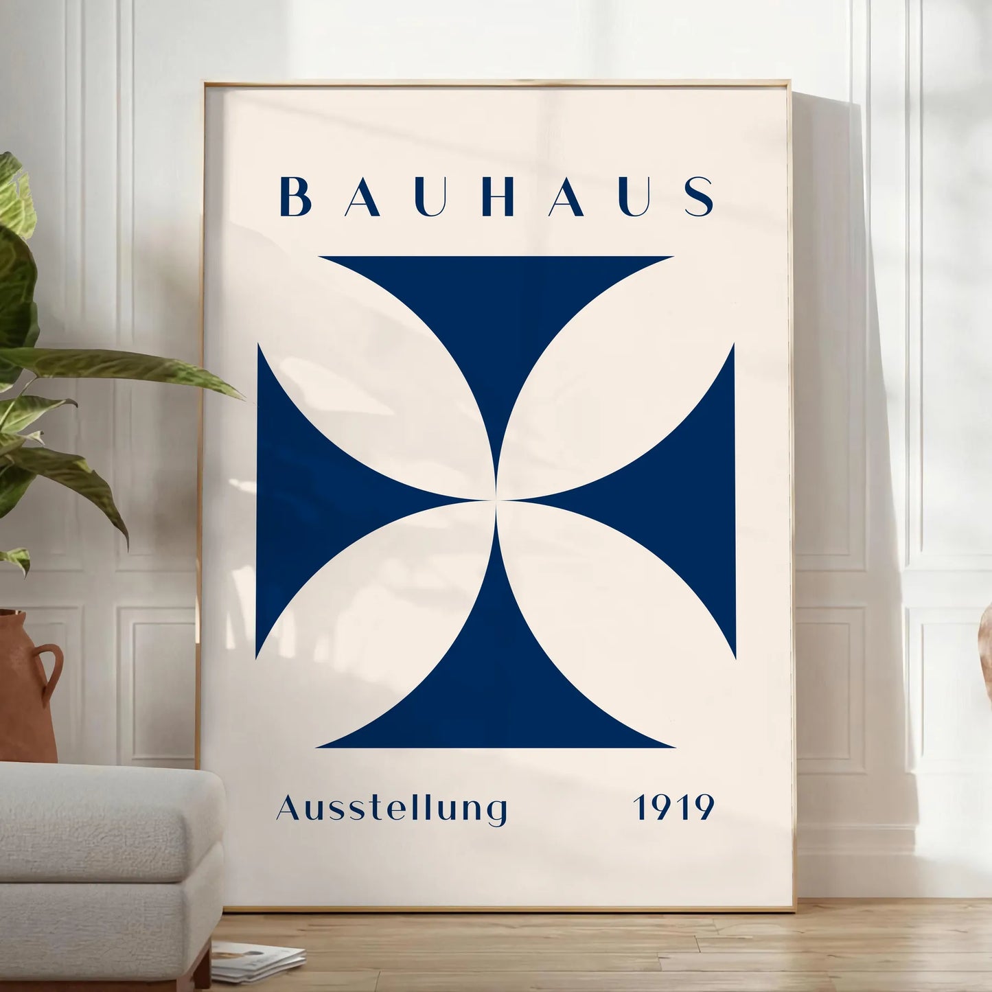 Poster striking Bauhaus prints essence iconic design movement vibrant posters perfect wall art touch modern elegance space ideal artwork gift enthusiasts option