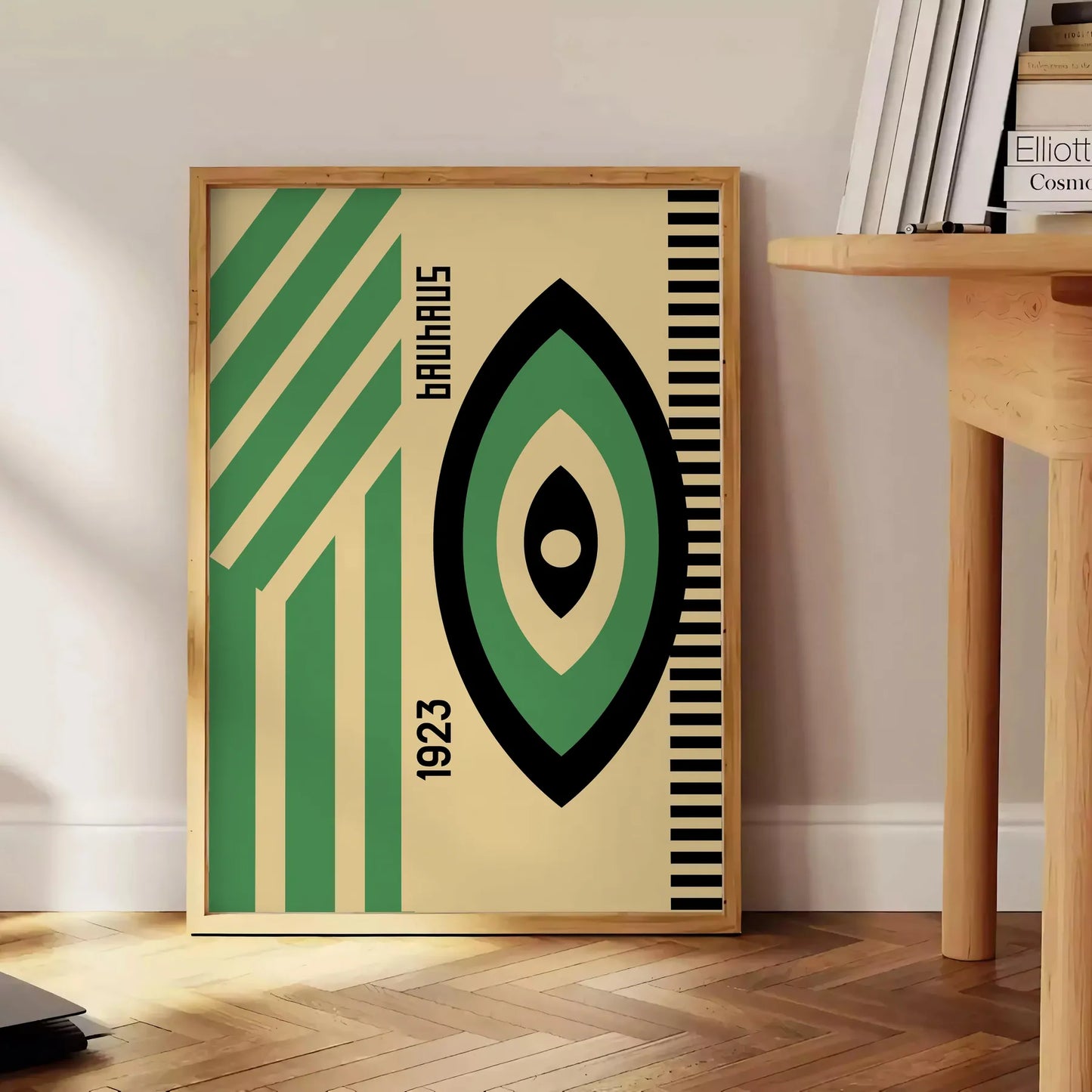 captivating Bauhaus 13 exhibition poster stunning piece wall art iconic design movement gift stylish print space sizes A4 cm A0 decor exceptional artwork