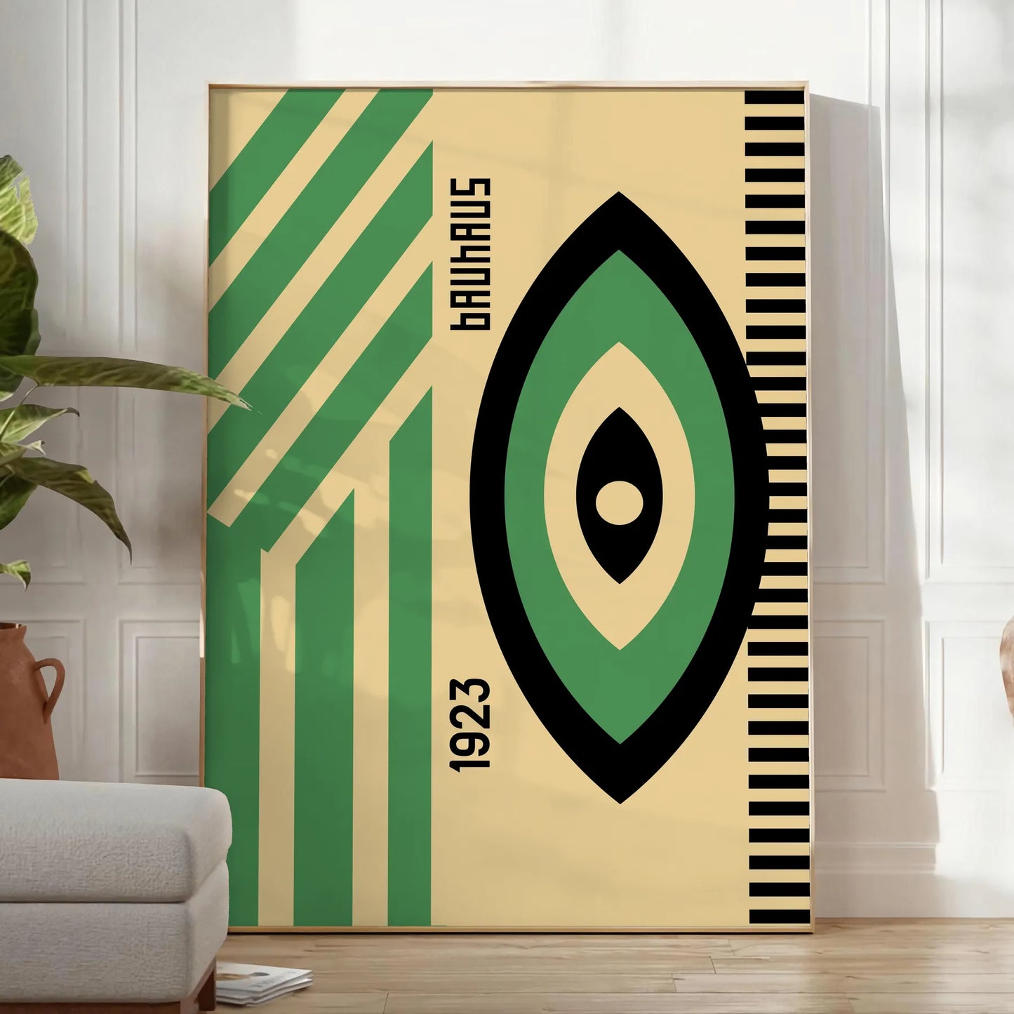 captivating Bauhaus 13 exhibition poster stunning piece wall art iconic design movement gift stylish print space sizes A4 cm A0 decor exceptional artwork
