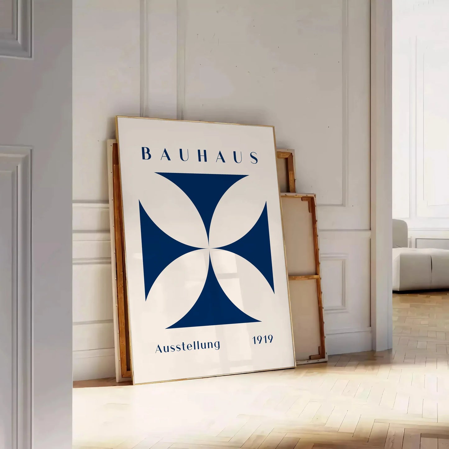 Poster striking Bauhaus prints essence iconic design movement vibrant posters perfect wall art touch modern elegance space ideal artwork gift enthusiasts option