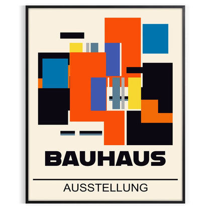 space captivating Bauhaus design poster wall art print modern aesthetics ideal gift lovers home office decor various sizes A4 cm A0