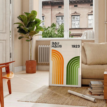 space stunning Bauhaus prints perfect blend modern art design eye poster bold geometry vibrant colors wall collection unique gift lovers standalone artwork