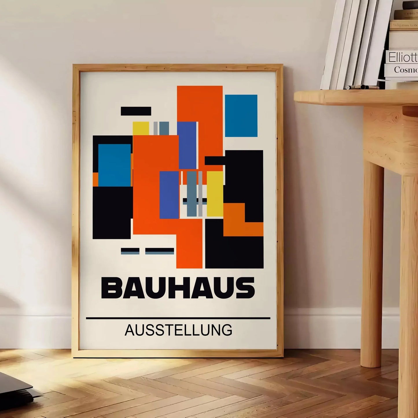 space captivating Bauhaus design poster wall art print modern aesthetics ideal gift lovers home office decor various sizes A4 cm A0
