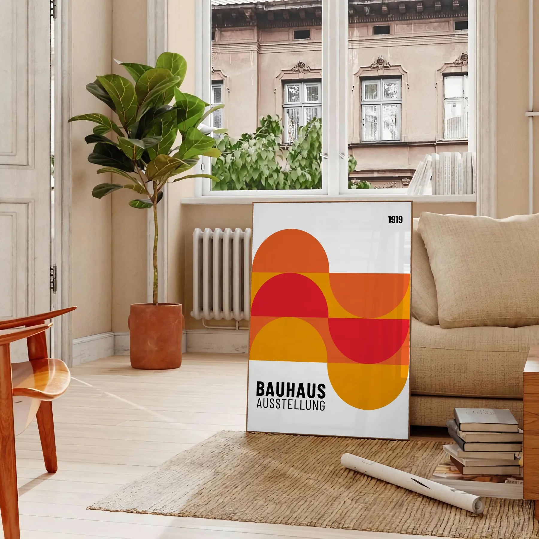 essence modern design Bauhaus art prints wall unique gift poster iconic aesthetic space today unframed options available convenience