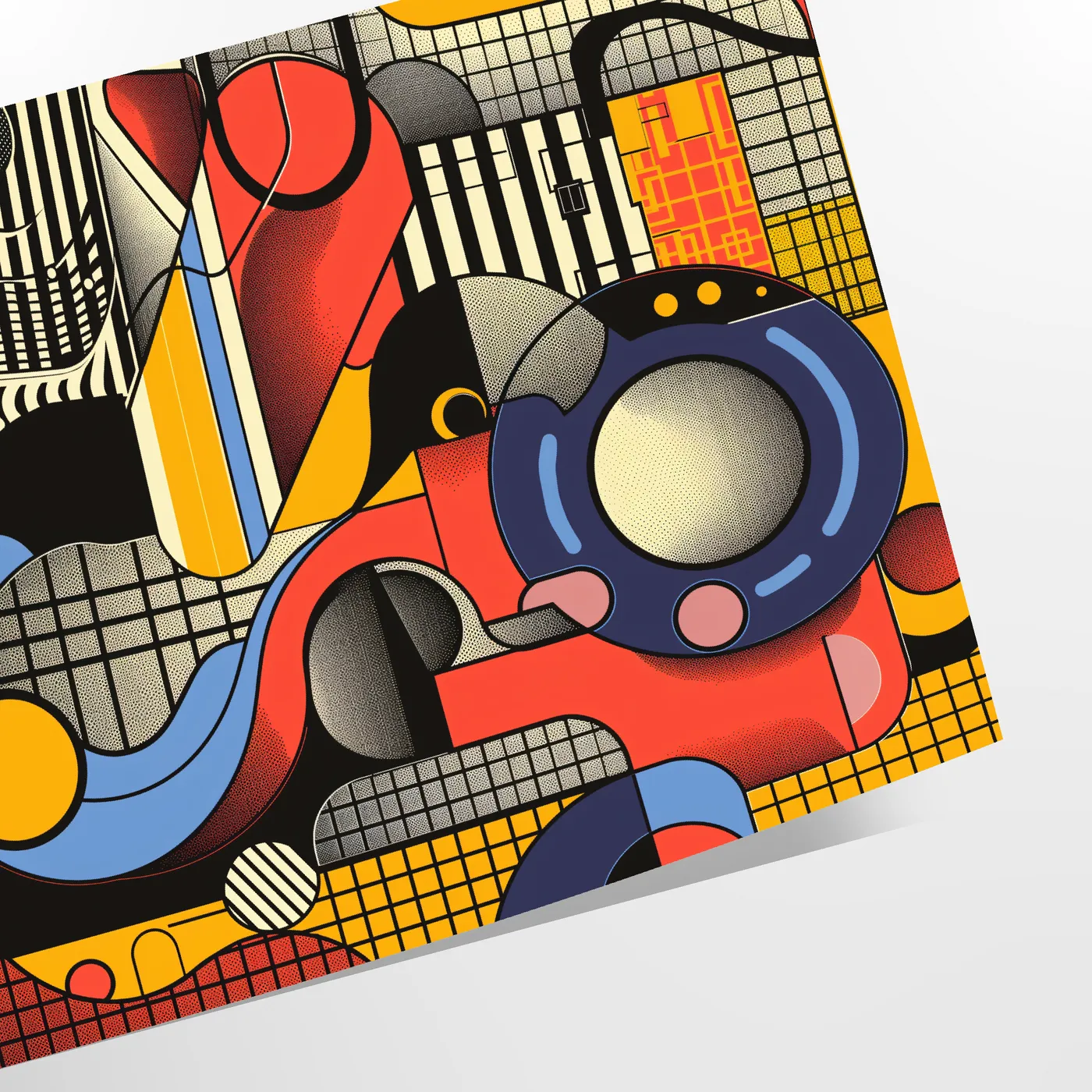 modern elegance Geometric Minimal Art Poster 10 black orange hues wall space contemporary masterpiece gifts personal decor standalone print walls life today